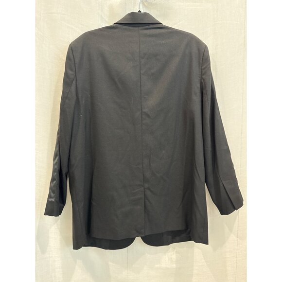 Future Collective NWT Women's Black Single Breasted Two Button Blazer Jacket KG - Picture 4 of 5